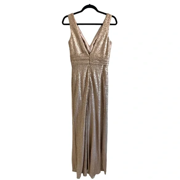 Champagne Glitz Glam Gown - Picture 6 of 10